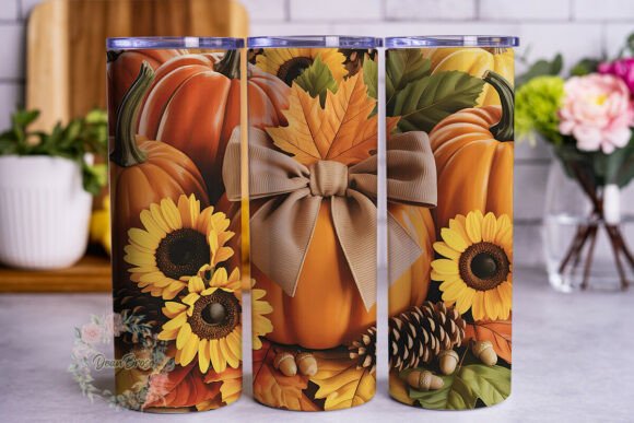 Autumn Harvest Pumpkins Sunflowers PNG Review