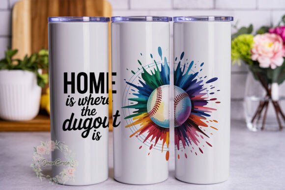 Baseball Watercolor Splash Skinny PNG Review