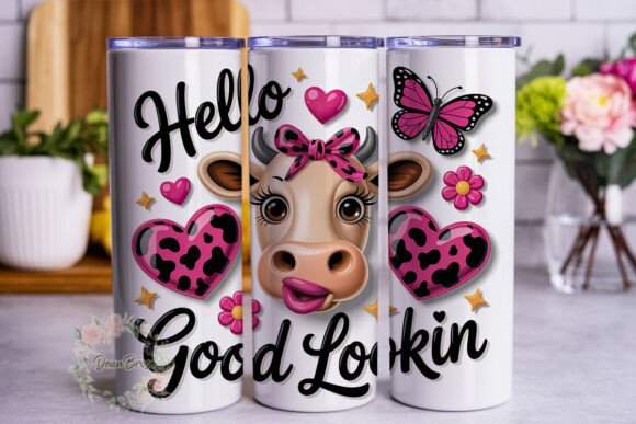 Cow Leopard Print Hearts Tumbler Wrap Design Review