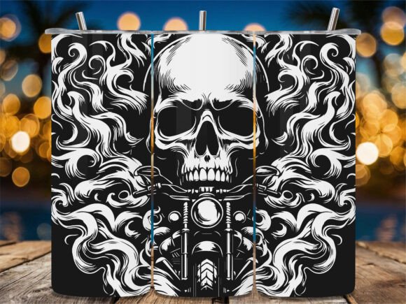 Flaming Biker Skull Rider Review