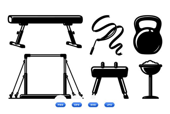 Gymnastics Apparatus Clipart Set Review