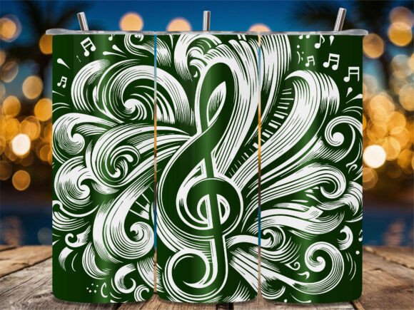 Musical Treble Clef Swirl Embroidery Design Review