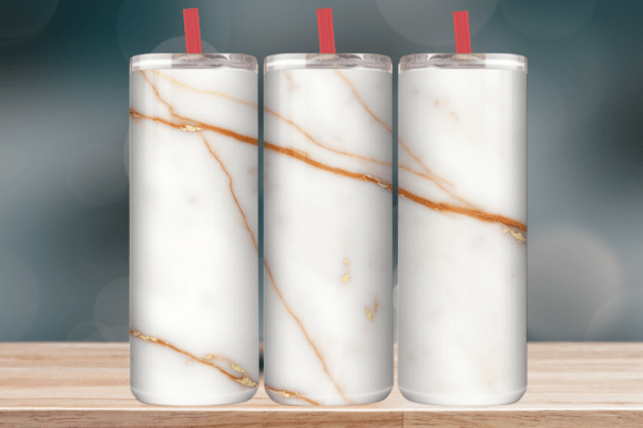 White Marble Gold Vein Minimal Elegant Review